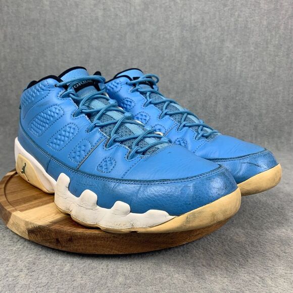 Nike Air Jordan 9 Low Retro Pantone Shoes Mens Size 13 Blue Sneakers UNC - Picture 2 of 10